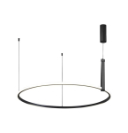 LUMINAIRE PENDANT 42W LED D90CM BLACK