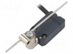 Limit switch | adjustable plunger, length R 19-116mm | NO + NC