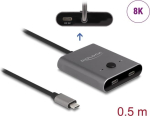Delock USB 10 Gbps USB Type-C l&uuml;liti 2-&uuml;hesuunaline 8K