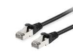 Equip Equip Patchkaabel RJ45 S/FTP Cat6A 20.0m Black (SSTP)PIM