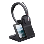 K&otilde;rvaklapid Yealink Yealink WH64 Juhtmega ja juhtmevaba peakomplekt Bluetooth k&otilde;nedele/muusikale Laadimisalus Black