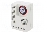 Sensor: hygrostat | Contacts: SPDT | 8A | Uoper.max: 250VAC | IP20