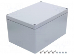 Enclosure: multipurpose | X: 230mm | Y: 330mm | Z: 180mm | ALN | aluminium