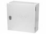 Enclosure: multipurpose | X: 400mm | Y: 400mm | Z: 150mm | CS | steel | grey