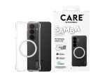 CARE by PanzerGlass Samba Case Transparent w. White Qi Samsung New Galaxy S26 | PanzerGlass