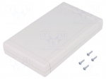 Enclosure: multipurpose | X: 94mm | Y: 160mm | Z: 25mm | TEKBOX | ABS