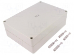 Enclosure: multipurpose | X: 180mm | Y: 254mm | Z: 84mm | flat | TK PS