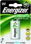 Battery Energizer Accu Recharge Power Plus 9V Block 175mAh