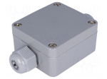 Enclosure: junction box | X: 58mm | Y: 64mm | Z: 34mm | polyamide | IP65