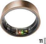 Nutir&otilde;ngas Ultrahuman Ring Air - nutir&otilde;ngas naistele ja meestele - kantav une ja fitnessi j&auml;lgimiseks - pulss - nutir&otilde;ngas Rose Gold suurus 11 (UHRA-BRG-11-EUL7)
