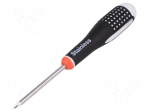 Screwdriver | Phillips | PH1 | Blade length: 75mm | Overall len: 197mm