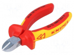 Pliers | insulated,side,cutting | chrome-vanadium steel | 125mm
