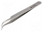 Tweezers | 115mm | for precision works | Blades: curved
