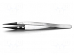 Tweezers | strong construction | Blades: straight,narrow | ESD