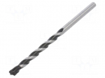 Drill bit | for concrete | &Oslash;: 5/16",8mm | L: 150mm | metal | blister