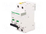 Circuit breaker | 400VAC | Inom: 2A | Poles: 2 | DIN | Charact: C | 6kA