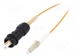 Connector: fiber optic | patchcord | PIN: 1 | bayonet | Buccaneer 4000