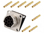 Connector: circular | Series: RT360 | socket | female | crimped | PIN: 8