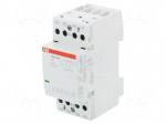 Contactor: 4-pole installation | NC x4 | 24VAC | 24VDC | 25A | DIN | ESB