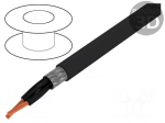 Wire | OZ-600-Y-CY | 2x1mm2 | tinned copper braid | PVC | black