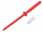 Probe: for oscilloscope | red | Conform to: EN61010 1000VCAT III