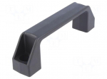 Handle | Mat: technopolymer (PA) | black | H: 41mm | L: 142mm | W: 26mm