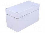 Enclosure: multipurpose | X: 80mm | Y: 160mm | Z: 95mm | EURONORD | grey