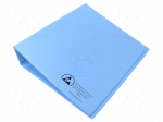 Ring binder | ESD | A4 | PVC | blue (bright) | 50mm | 100M&Omega;&divide;10G&Omega;