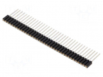 Connector: pin strips | socket | female | PIN: 36 | THT | 3A | 150V | BL 9