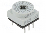 Encoding switch | HEX/BCD | Pos: 16 | THT | Rcont max: 80m&Omega; | P65