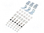 Set of wall holders | steel | W: 160mm | H: 150mm | D: 50mm | 6pcs.