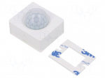 Motion sensor | for wall mounting | -10&divide;40&deg;C | 433.92MHz | 8m | 100&deg;