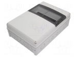 Enclosure: for modular components | IP65 | grey | No.of mod: 14 | IK08