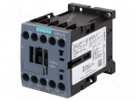 Contactor: 3-pole | NO x3 | Auxiliary contacts: NC | 230VAC | 7A | 3RT20