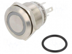 Switch: vandal resistant | Pos: 2 | SPST-NO | 0.5A/220VAC | 2A/36VDC