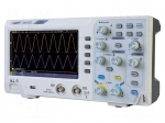 Oscilloscope: digital | Ch: 2 | 20MHz | 100Msps | 10kpts | LCD 7" | SDS
