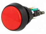 Switch: push-button | Pos: 2 | SPDT | 10A/250VAC | ON-(ON) | Illumin: LED