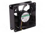 Fan: DC | axial | 24VDC | 80x80x25mm | 69.29m3/h | 33dBA | Vapo | 3200rpm