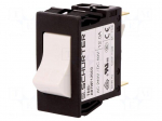 Circuit breaker | Urated: 240VAC | 60VDC | 12A | DPST | Poles: 1 | SNAP-IN
