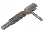 Mount.elem: indexing plungers | stainless steel | 4mm | Thread: M6