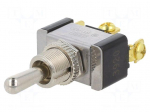 Switch: toggle | Pos: 3 | SPDT | (ON)-OFF-(ON) | 21A/14VDC | Leads: screw