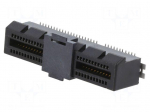 Connector: for cards | straight | pick and place | SMT | on PCBs | 1mm