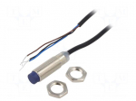 Sensor: inductive | OUT: PNP / NO | 0&divide;4mm | 10&divide;36VDC | M12 | 5m | IP67