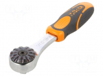 Wrench: rattle | 1/4" | bidirectional | 126mm | Teeth: 72