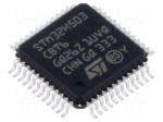 IC: STM32 ARM microcontroller | 250MHz | LQFP48 | 1.71&divide;3.6VDC | Cmp: 1