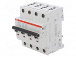 Circuit breaker | 400VAC | Inom: 25A | Poles: 4 | Charact: C | 10kA | IP20