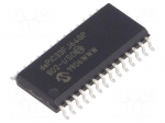 IC: dsPIC microcontroller | 64kB | 16kBSRAM | SO28 | 3&divide;3.6VDC | DSPIC