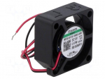 Fan: DC | axial | 12VDC | 25x25x10mm | 2.04m3/h | 24.8dBA | Vapo | 28AWG