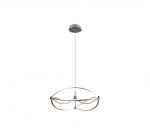 Trio-Lighting Charivari LED  brushed steel piekaramā lampa