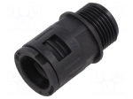 Straight terminal connector | Thread: metric,outside | IP68,IP69